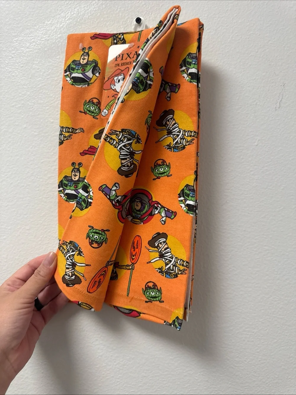 Toy Story DISNEY HALLOWEEN 2 Pack Kitchen Towels NEW